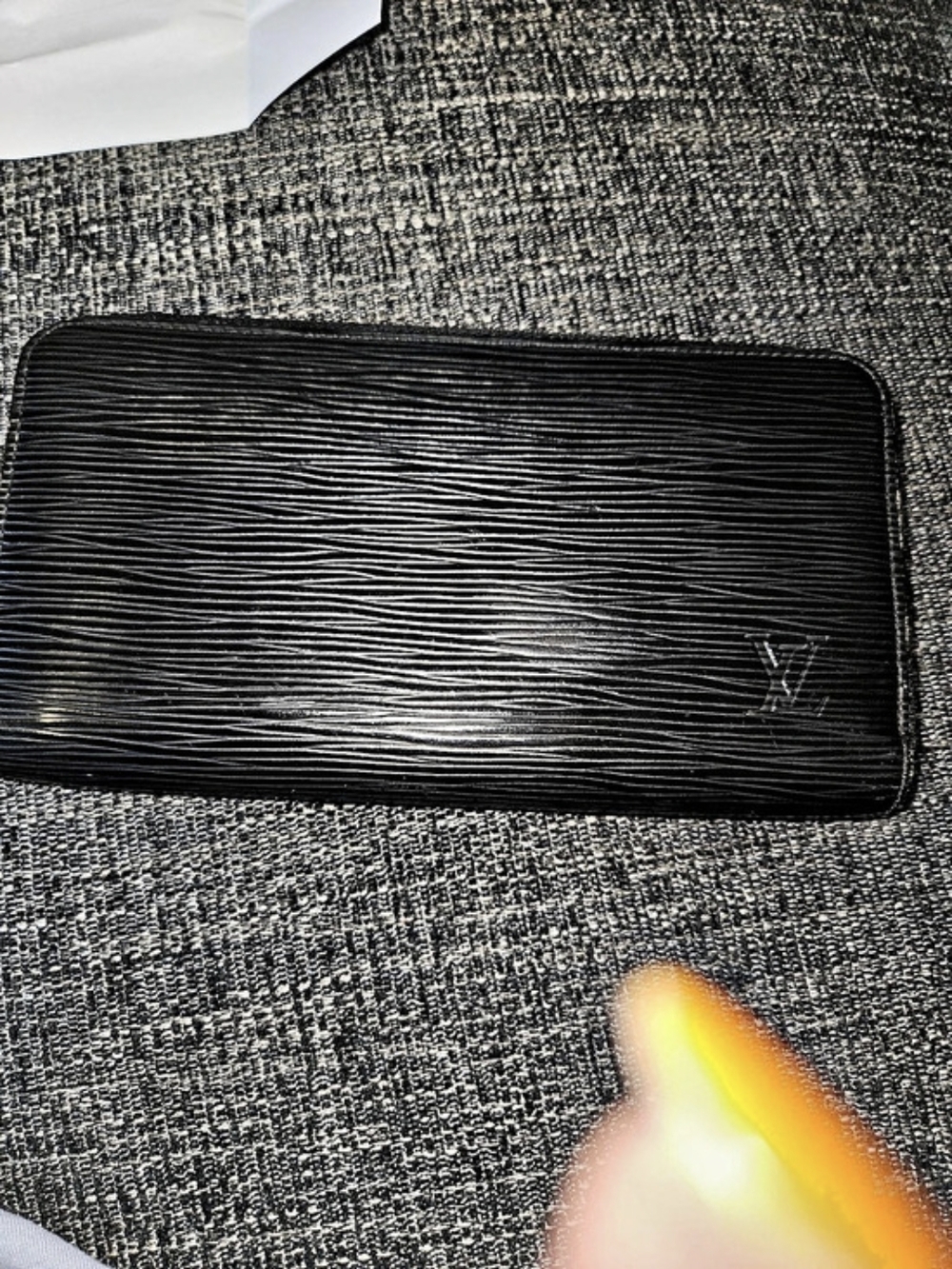 Louis Vuitton Zippy Wallet Black Epi Leather Zip Wallet